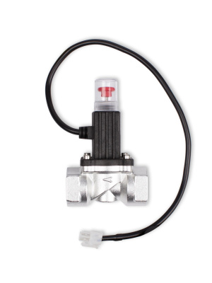 Клапан запорный газовый индукционный КЗГИал-20 (алюминий) для сигнализатора загазованности Сенсор в  Клапан запорный газовый индукционный КЗГИал-20 (алюминий) для сигнализатора загазованности Сенсор в