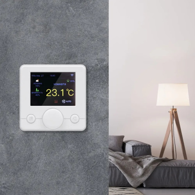 Терморегулятор для теплого пола Русское тепло РТ-15 Wi-Fi в  Терморегулятор для теплого пола Русское тепло РТ-15 Wi-Fi в