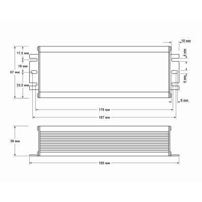 Источник питания D-LUCE Fonte DLE-120-(1,8-2,7)-IP65 (v2) в 