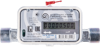 Счетчик газа ультразвуковой РаДан «Принц-М» G6 в  Счетчик газа ультразвуковой РаДан «Принц-М» G6 в