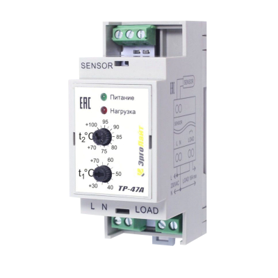 Терморегулятор для высокотепературного нагрева ТР-47А c датчиком DS-125MV в  Терморегулятор для высокотепературного нагрева ТР-47А c датчиком DS-125MV в