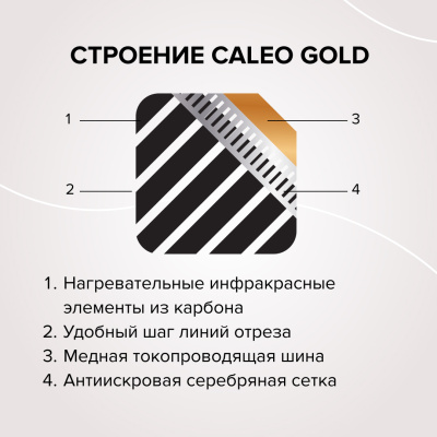 Инфракрасный теплый пол CALEO GOLD 230-0,5-3,5 в 