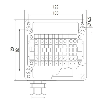 Коробка распределительная Bartec (07-5177-9026) в 