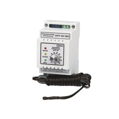 Терморегулятор для высокотепературного нагрева АРТ-18-16Н с датчиком KTY-81-110 в  Терморегулятор для высокотепературного нагрева АРТ-18-16Н с датчиком KTY-81-110 в