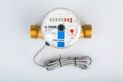 Счетчик холодной воды WFK24.D110-3-B-L-01-IP54 с импульснм выходом ГЕРКОН, вес импульса =1 л, ДУ15 в 