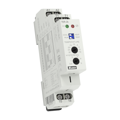 Терморегулятор для систем обогрева труб TER-3A в  Терморегулятор для систем обогрева труб TER-3A в