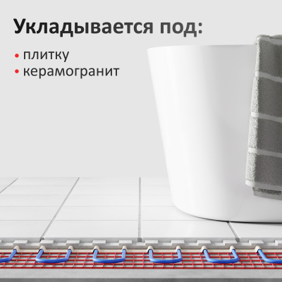 Нагревательный мат AlfaMat-150 (7,0 м²) в 
