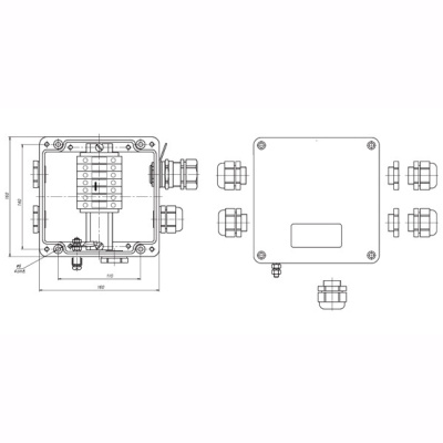 Коробка соединительная РТВ 602-1Б/3П в 