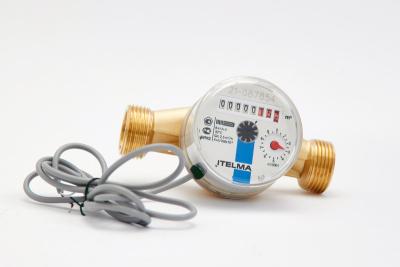 Счетчик холодной воды WFK24.E130-3-B-L-01-IP54 с импульсным выходом ГЕРКОН, вес импульса =1 л, ДУ20 в 