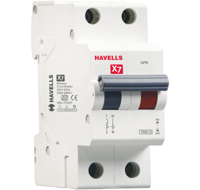 Автоматический выключатель 2P 4,5kA C-40A 2M Havells в 