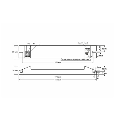 Источник питания D-LUCE Fonte EPF-35-350 в 