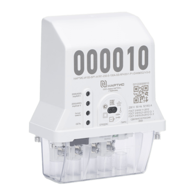 Счетчик НАРТИС-И100-SP1-A1R1-230-5-100A-SS-RF433/1-P1-EНKMOQ1V3-D + Д101 + МР-М1-2G в  Счетчик НАРТИС-И100-SP1-A1R1-230-5-100A-SS-RF433/1-P1-EНKMOQ1V3-D + Д101 + МР-М1-2G в