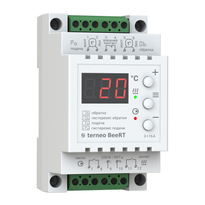 Терморегулятор для электрических котлов Terneo BeeRT в  Терморегулятор для электрических котлов Terneo BeeRT в