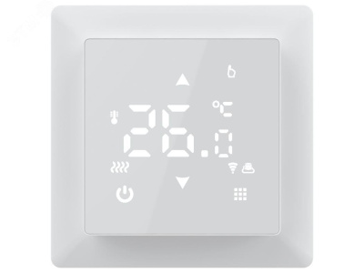 Терморегулятор для теплого пола Русское тепло ТР-515 Wi-Fi, белый в  Терморегулятор для теплого пола Русское тепло ТР-515 Wi-Fi, белый в