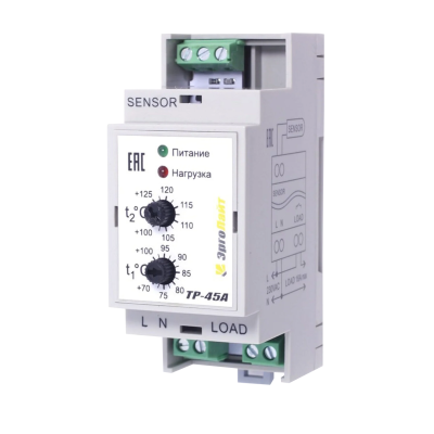 Терморегулятор для высокотепературного нагрева ТР-45А c датчиком DS-125MV в  Терморегулятор для высокотепературного нагрева ТР-45А c датчиком DS-125MV в