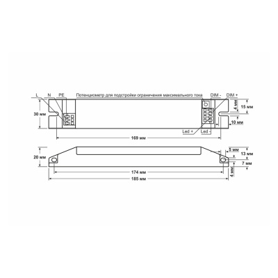 Источник питания D-LUCE Fonte EPF-40-350-DIM в 