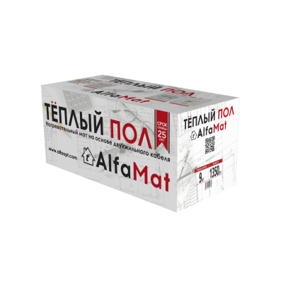 Мат нагревательный AlfaMat-150 (10,0 м²) в Казахстане