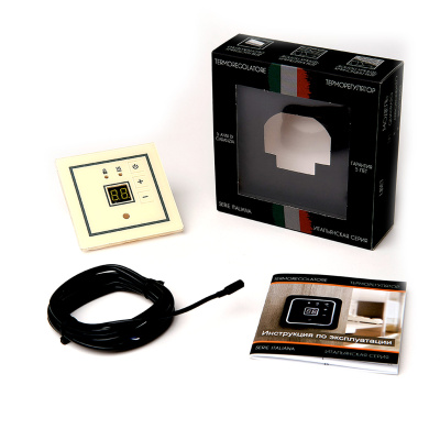 Терморегулятор для теплого пола ТР SERIE ITALIANA QUADRATO, белый в  Терморегулятор для теплого пола ТР SERIE ITALIANA QUADRATO, белый в