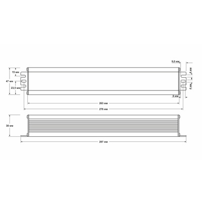 Источник питания D-LUCE Fonte HEP-120H-0,7-P-E-IP65 (с защ. 380 В и усиленной ЭМС) в 