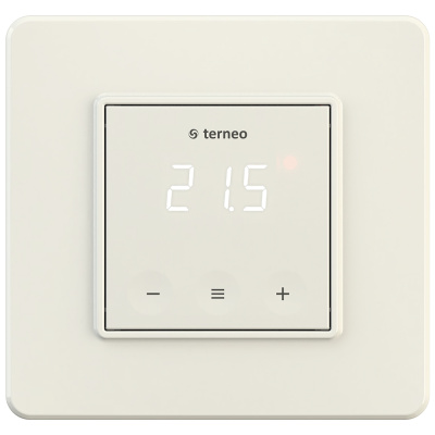 Терморегулятор для теплого пола Terneo s, слоновая кость в 