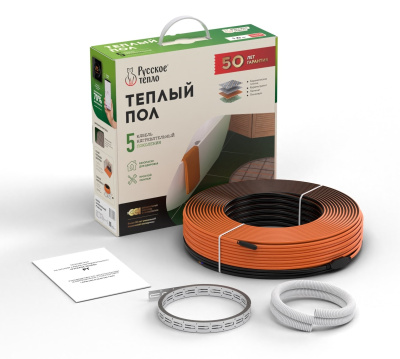 Кабельный теплый пол "Русское тепло" РТ-2660-135,0 в 