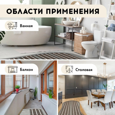 Нагревательный мат "Русское тепло" РТ-1600-10,00 в 