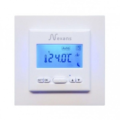 Терморегулятор для теплого пола N-COMFORT TD с датчиком температуры воздуха и пола в  Терморегулятор для теплого пола N-COMFORT TD с датчиком температуры воздуха и пола в