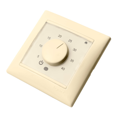 Терморегулятор для теплого пола ТР-03 Валена, бежевый (в рамку Legrand Valena) в  Терморегулятор для теплого пола ТР-03 Валена, бежевый (в рамку Legrand Valena) в