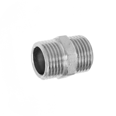 Ниппель двойной 1/2 НД15 никель в  Ниппель двойной 1/2 НД15 никель в