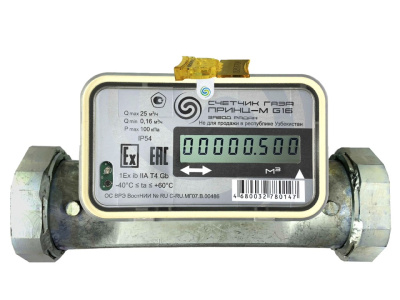 Счетчик газа ультразвуковой РаДан «Принц-М» G16 в  Счетчик газа ультразвуковой РаДан «Принц-М» G16 в