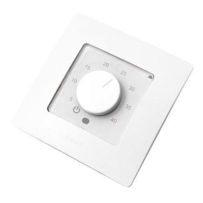 Терморегулятор для теплого пола ТР-03 Этика, белый (в рамку Legrand Etika) в  Терморегулятор для теплого пола ТР-03 Этика, белый (в рамку Legrand Etika) в
