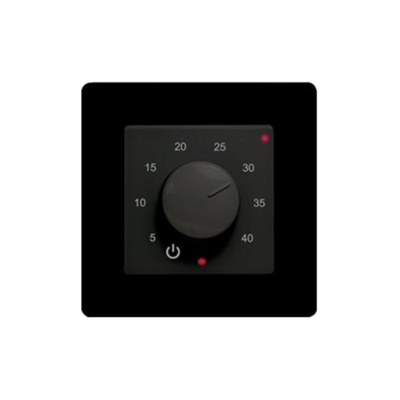 Терморегулятор для теплого пола ТР-03 Валена Лайф, черный (в рамку Legrand Valena Life) в  Терморегулятор для теплого пола ТР-03 Валена Лайф, черный (в рамку Legrand Valena Life) в