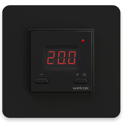 Терморегулятор для теплого пола Welrok st bk в  Терморегулятор для теплого пола Welrok st bk в