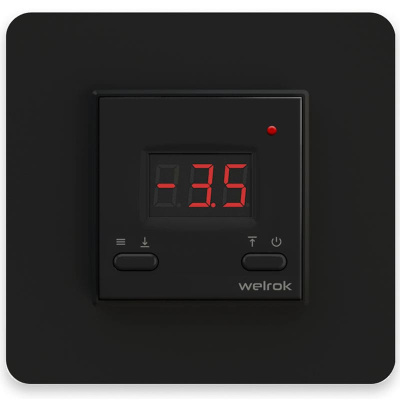 Терморегулятор для систем антиобледенения и снеготаяния Welrok kt bk в  Терморегулятор для систем антиобледенения и снеготаяния Welrok kt bk в