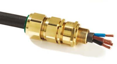 Ввод для бронированного кабеля, латунь М25 25 SS2K PB в 