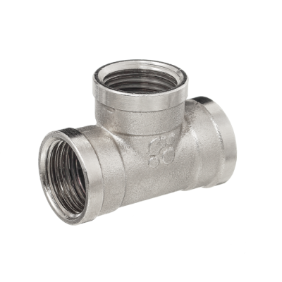Тройник 1/2В Т15В никель в 
