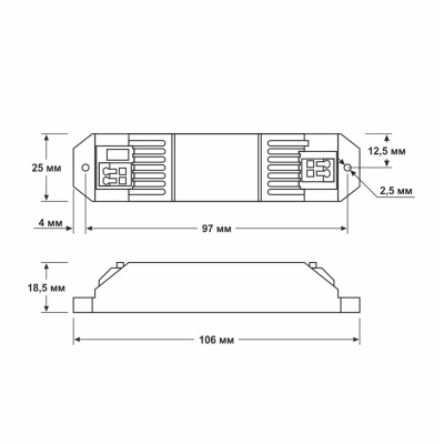 Источник питания D-LUCE Fonte I-36-0,26-E в 