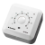 Терморегулятор для теплого пола накладной ТР-01.2П с датчиком пола, белый в  Терморегулятор для теплого пола накладной ТР-01.2П с датчиком пола, белый в