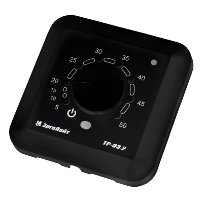 Терморегулятор для теплого пола встраиваемый ТР-03.2ВП с датчиками пола и воздуха, черный в  Терморегулятор для теплого пола встраиваемый ТР-03.2ВП с датчиками пола и воздуха, черный в